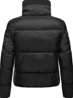 Navahoo Damen Steppjacke - Sternschnüppchen in schwarz