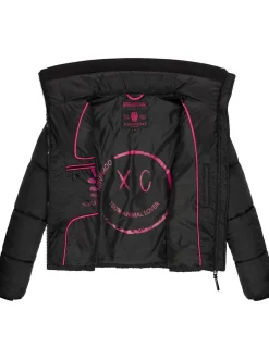 Navahoo Damen Steppjacke - Sternschnüppchen in schwarz