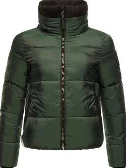 Navahoo Damen Steppjacke - Sternschnüppchen in tanne