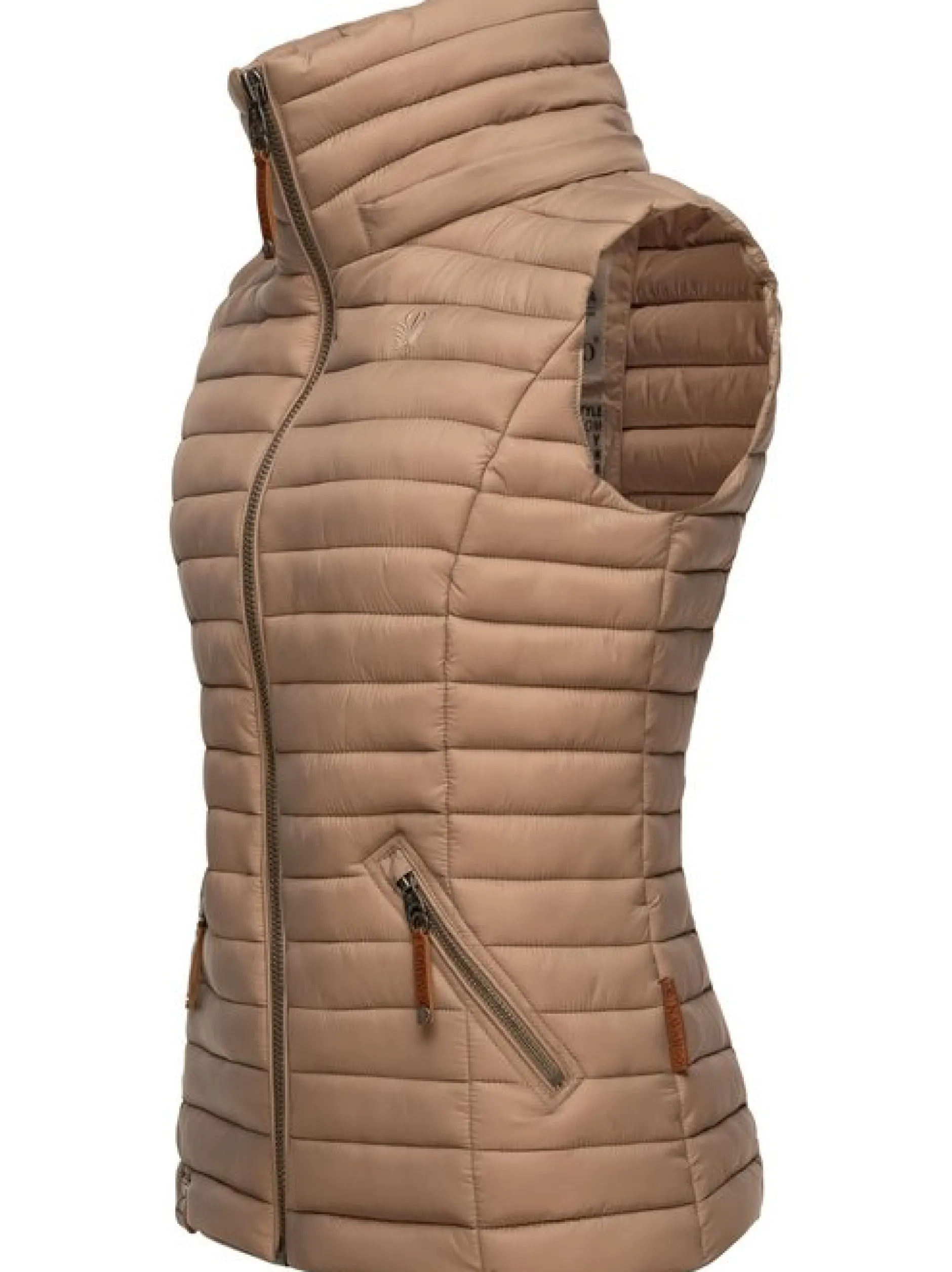 Navahoo Damen Steppweste - Shadaa in taupe