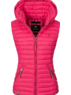 Navahoo Damen Steppweste - Shadaa in rosa
