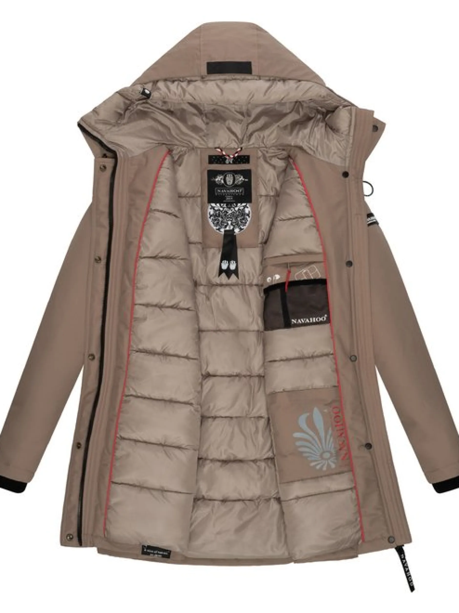 Navahoo Damen Winterjacke - Blizzardstorm in taupe