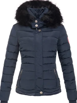 Navahoo Damen Winterjacke - Chloe in blau