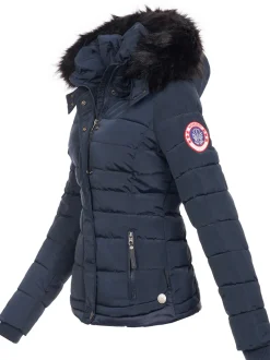 Navahoo Damen Winterjacke - Chloe in blau