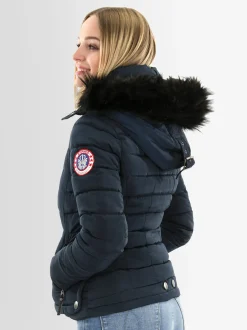 Navahoo Damen Winterjacke - Chloe in blau