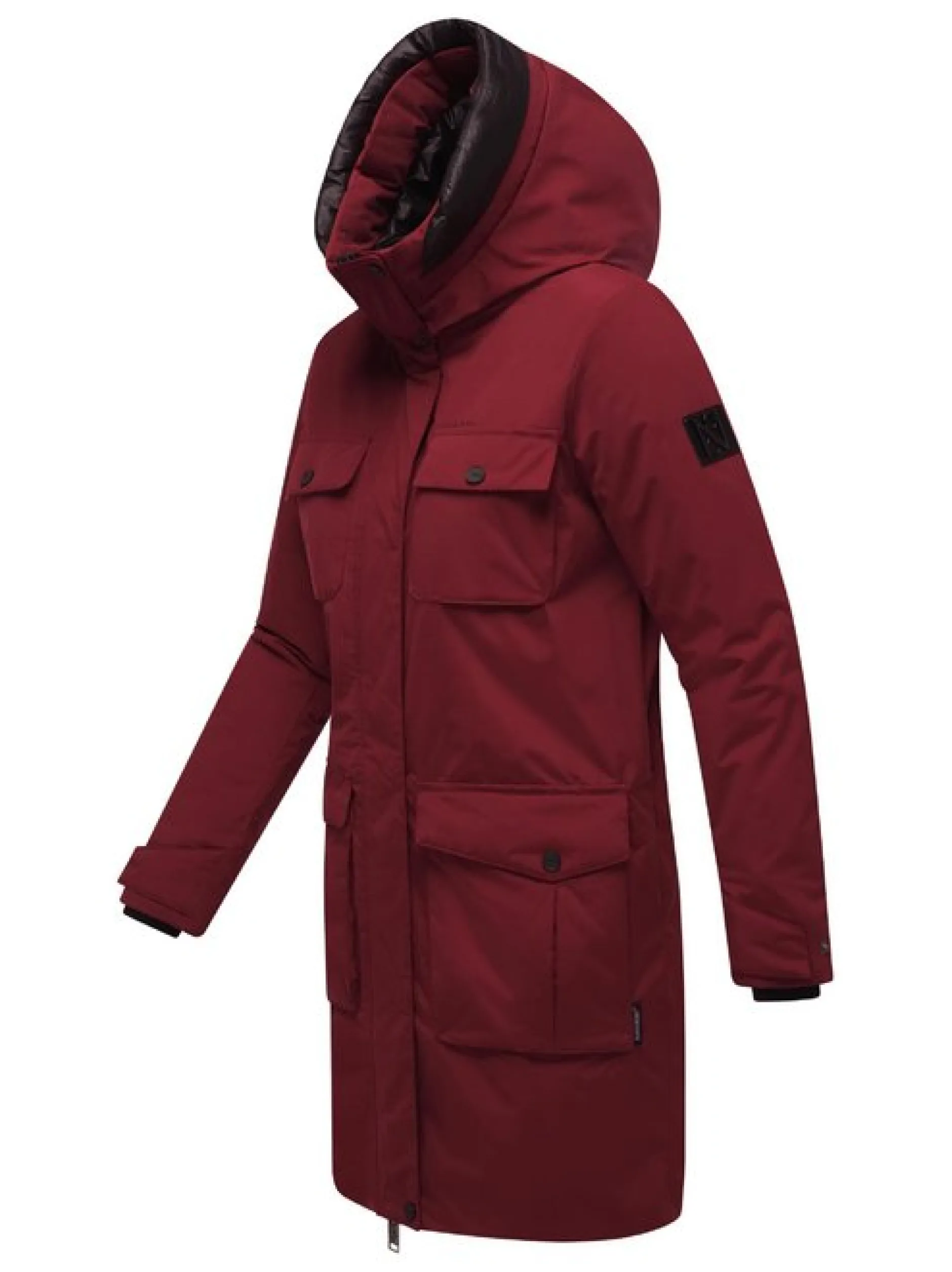Navahoo Damen Winterjacke - Eissturm 14 in bordeaux