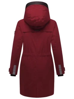 Navahoo Damen Winterjacke - Eissturm 14 in bordeaux