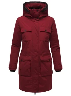 Navahoo Damen Winterjacke - Eissturm 14 in bordeaux