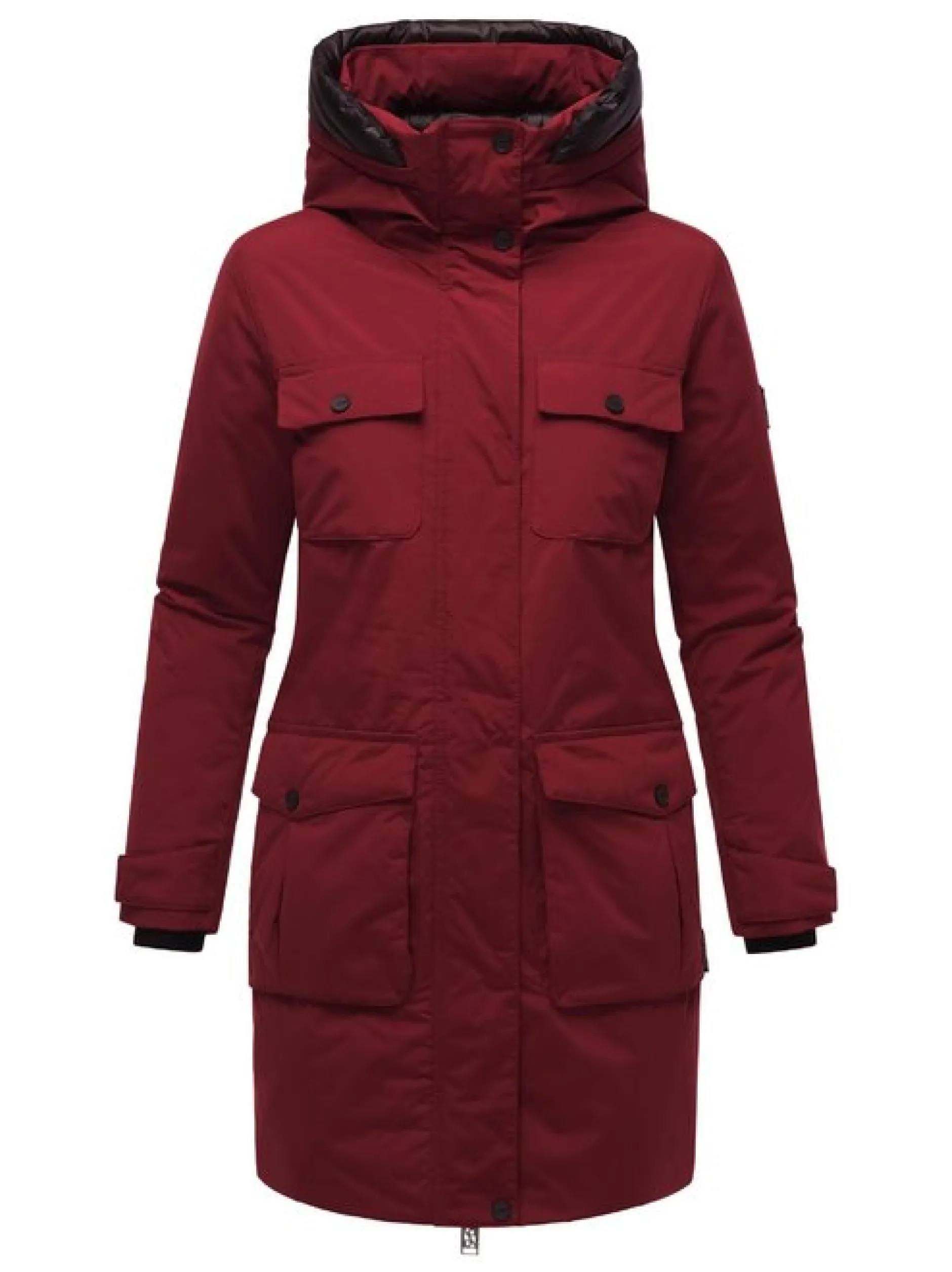 Navahoo Damen Winterjacke - Eissturm 14 in bordeaux