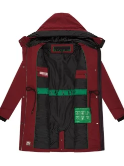 Navahoo Damen Winterjacke - Eissturm 14 in bordeaux