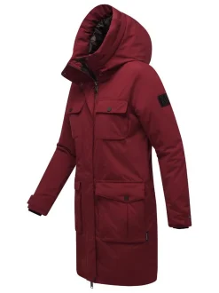 Navahoo Damen Winterjacke - Eissturm 14 in bordeaux
