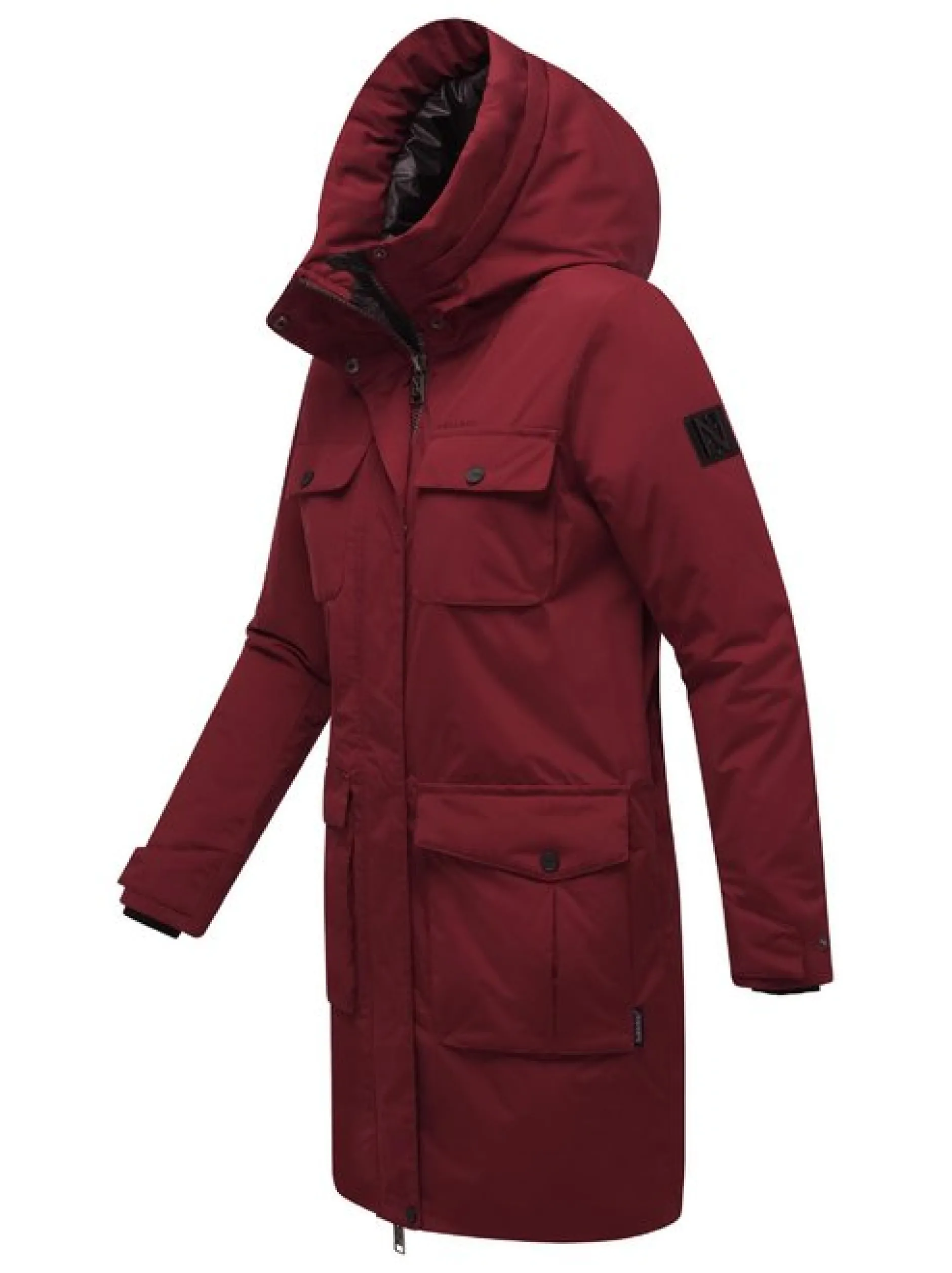 Navahoo Damen Winterjacke - Eissturm 14 in bordeaux