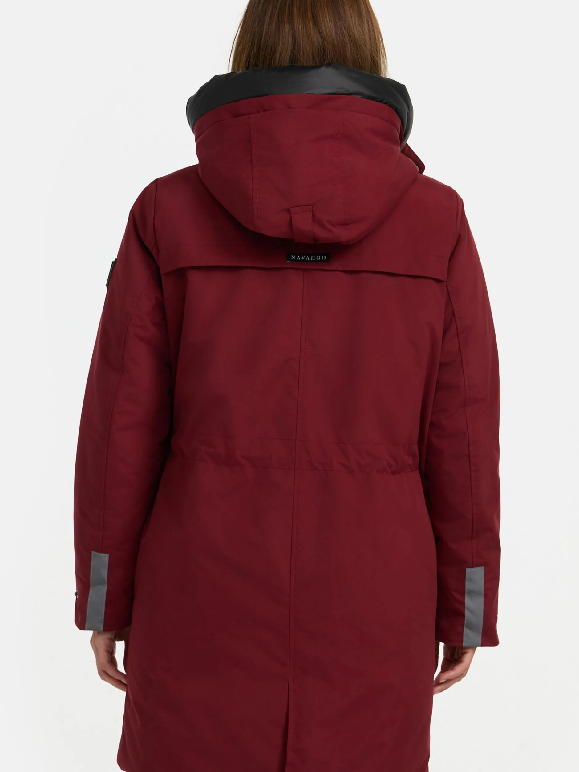 Navahoo Damen Winterjacke - Eissturm 14 in bordeaux