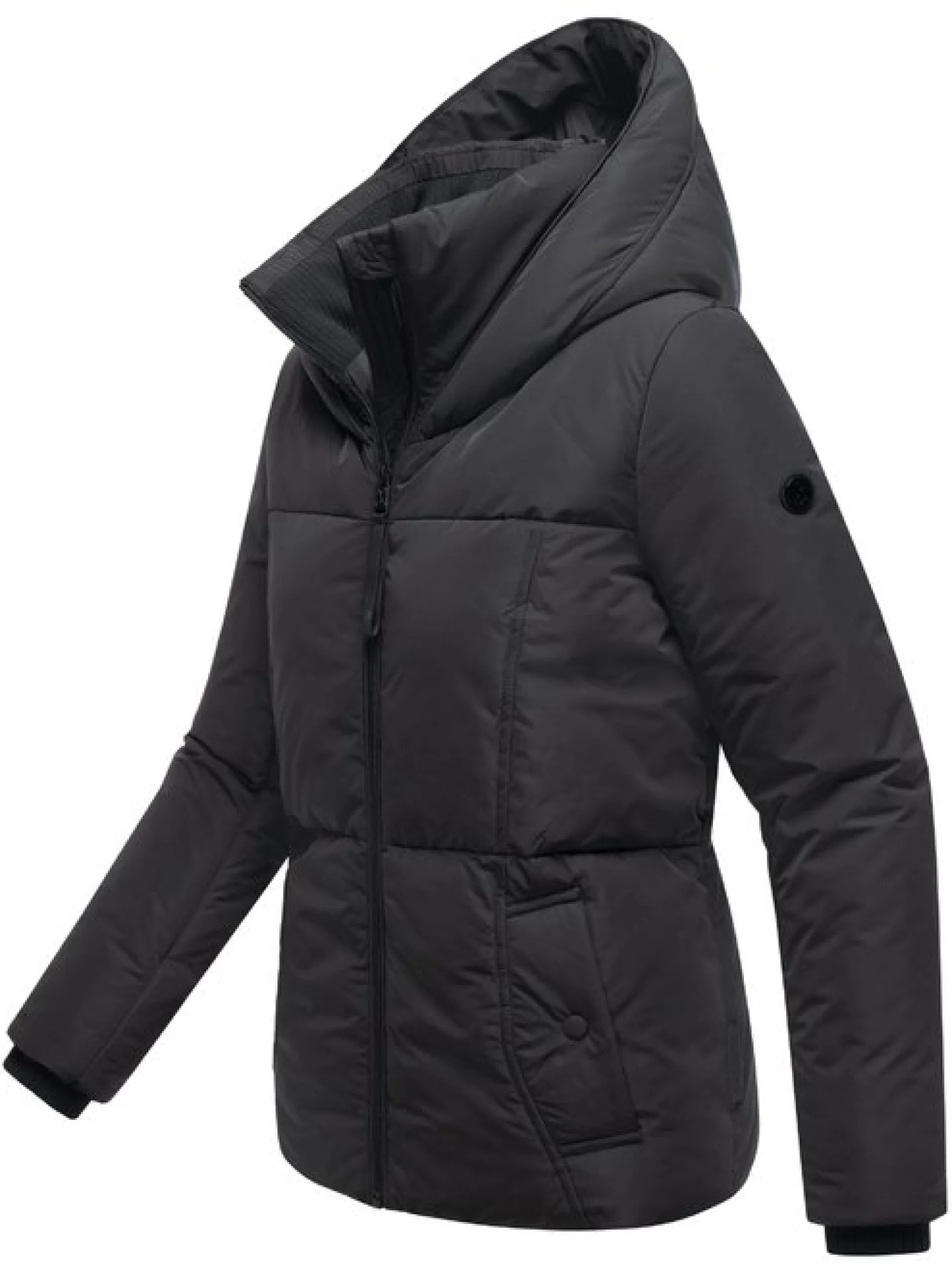 Navahoo Damen Winterjacke - Flüsterfee 14 in schwarz