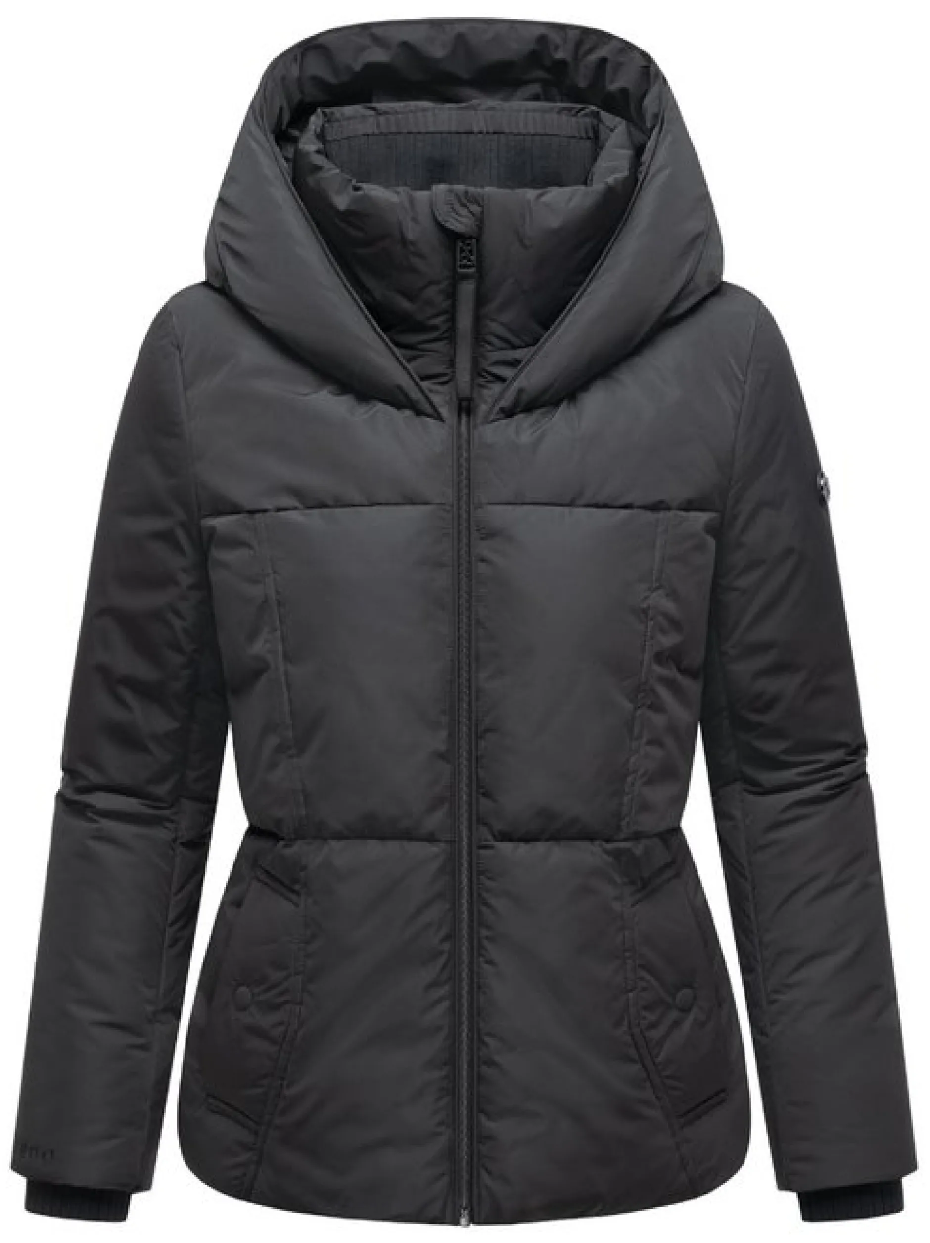 Navahoo Damen Winterjacke - Flüsterfee 14 in schwarz