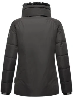 Navahoo Damen Winterjacke - Frostii XIV in schwarz