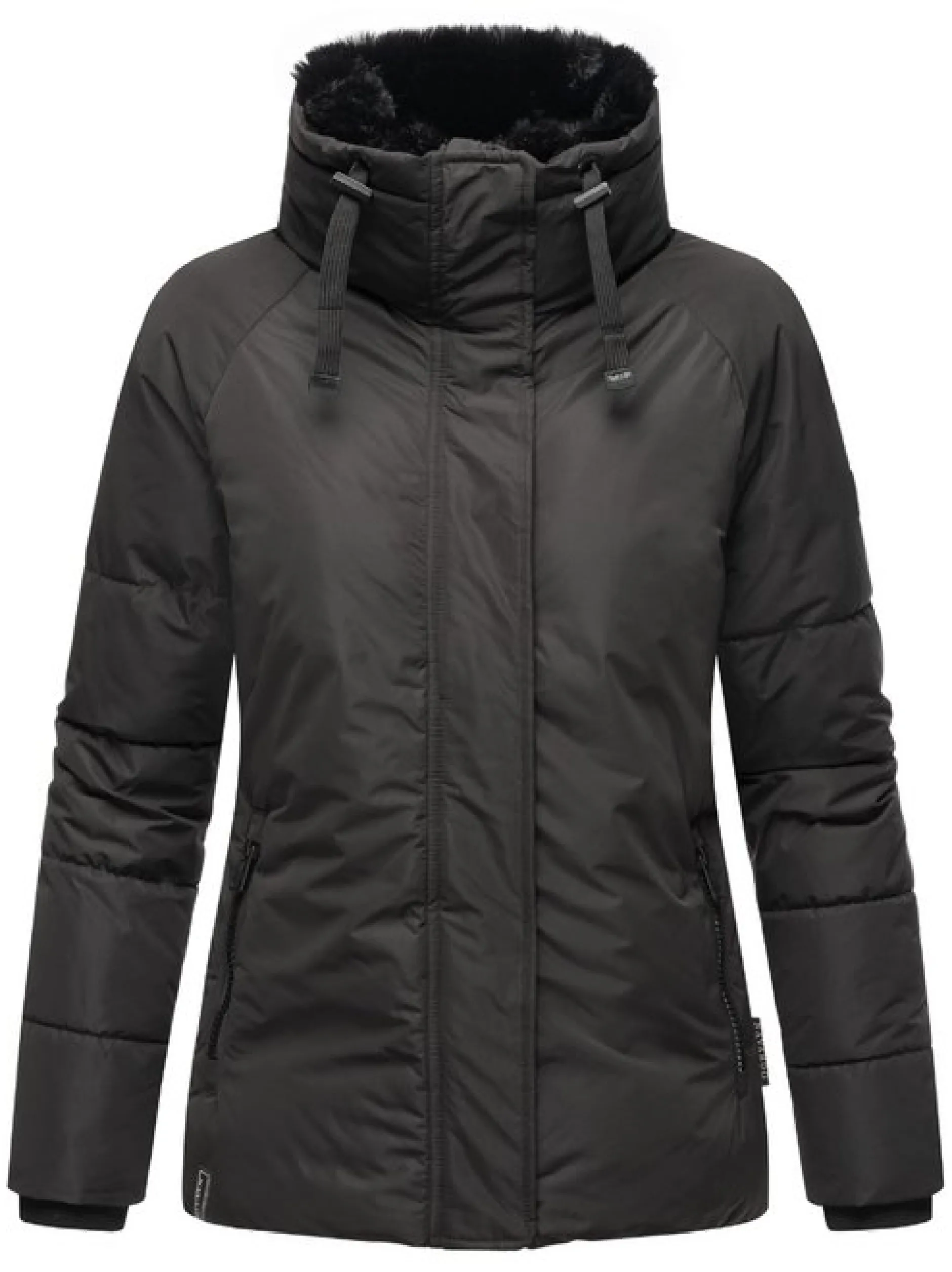 Navahoo Damen Winterjacke - Frostii XIV in schwarz