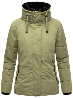 Navahoo Damen Winterjacke - Frostii XIV in oliv