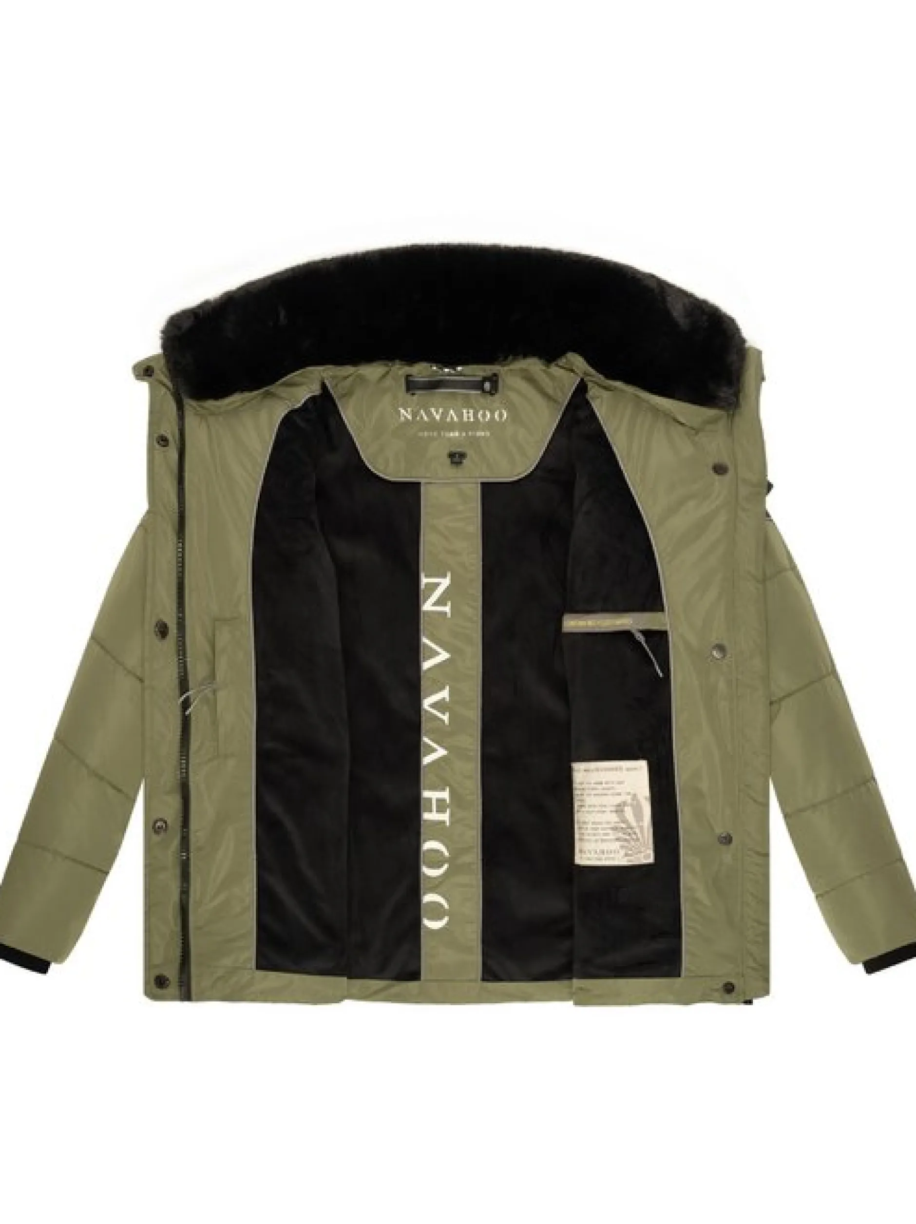 Navahoo Damen Winterjacke - Frostii XIV in oliv