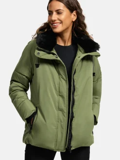 Navahoo Damen Winterjacke - Frostii XIV in oliv