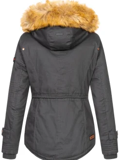 Navahoo Damen Winterjacke - Pearl in anthrazit
