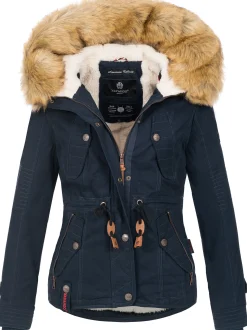 Navahoo Damen Winterjacke - Pearl in blau