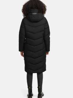 Navahoo Damen Winterjacke - Schmatzibär in schwarz