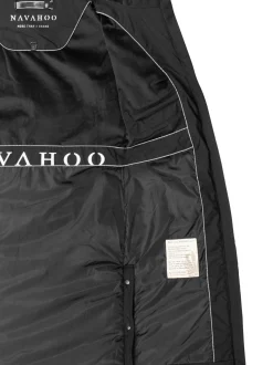Navahoo Damen Winterjacke - Schmatzibär in schwarz