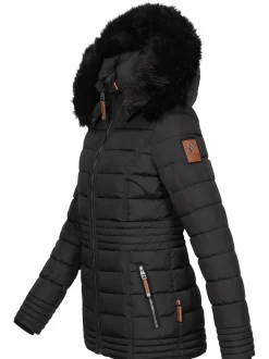 Navahoo Damen Winterjacke - Umay Pri in schwarz