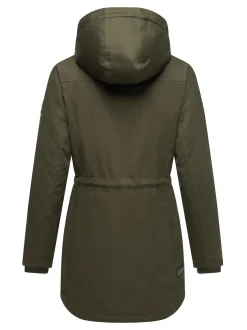Navahoo Damen Winterjacke - Winterfunke in oliv