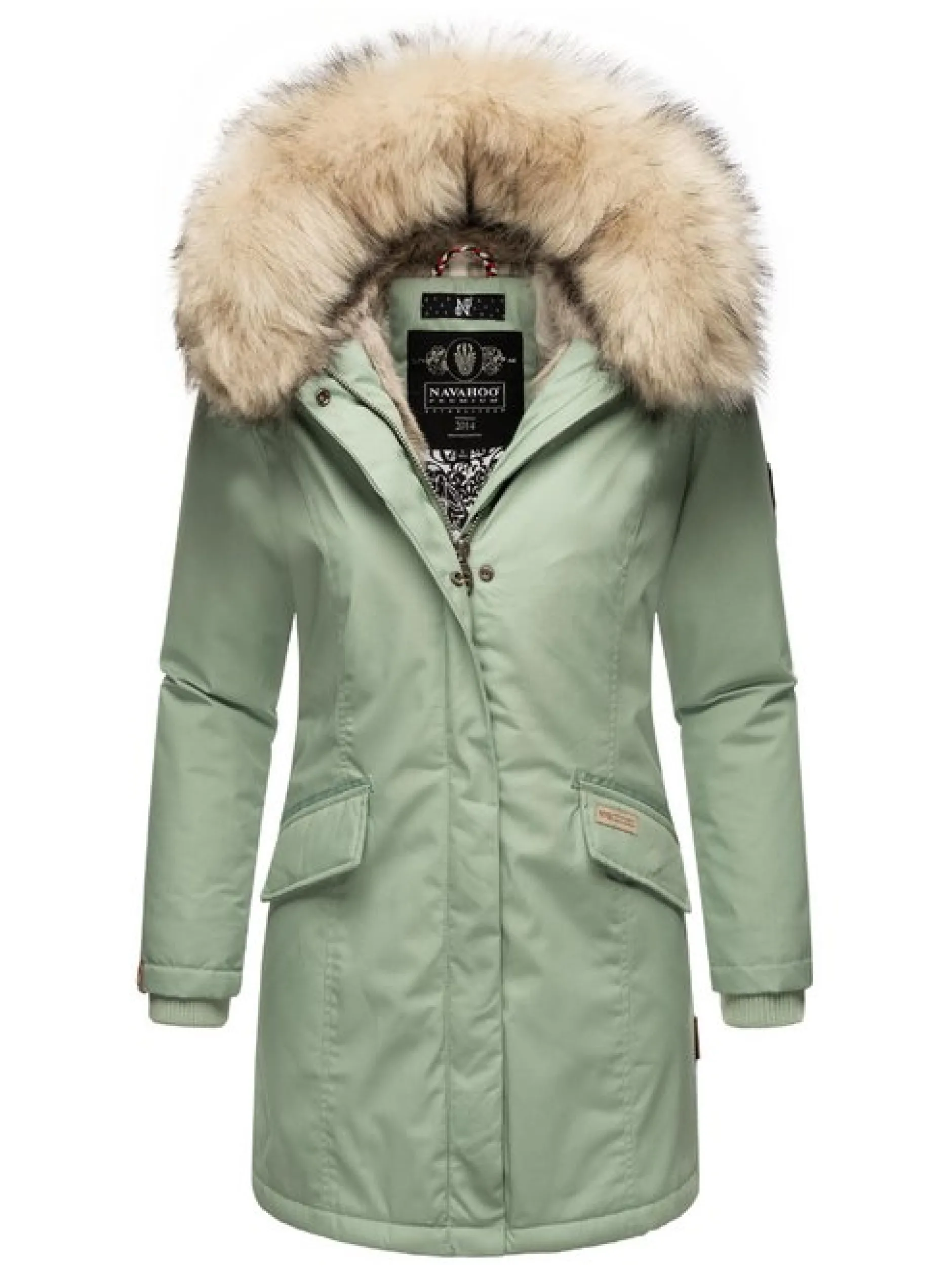 Navahoo Damen Wintermantel - Cristal in mint