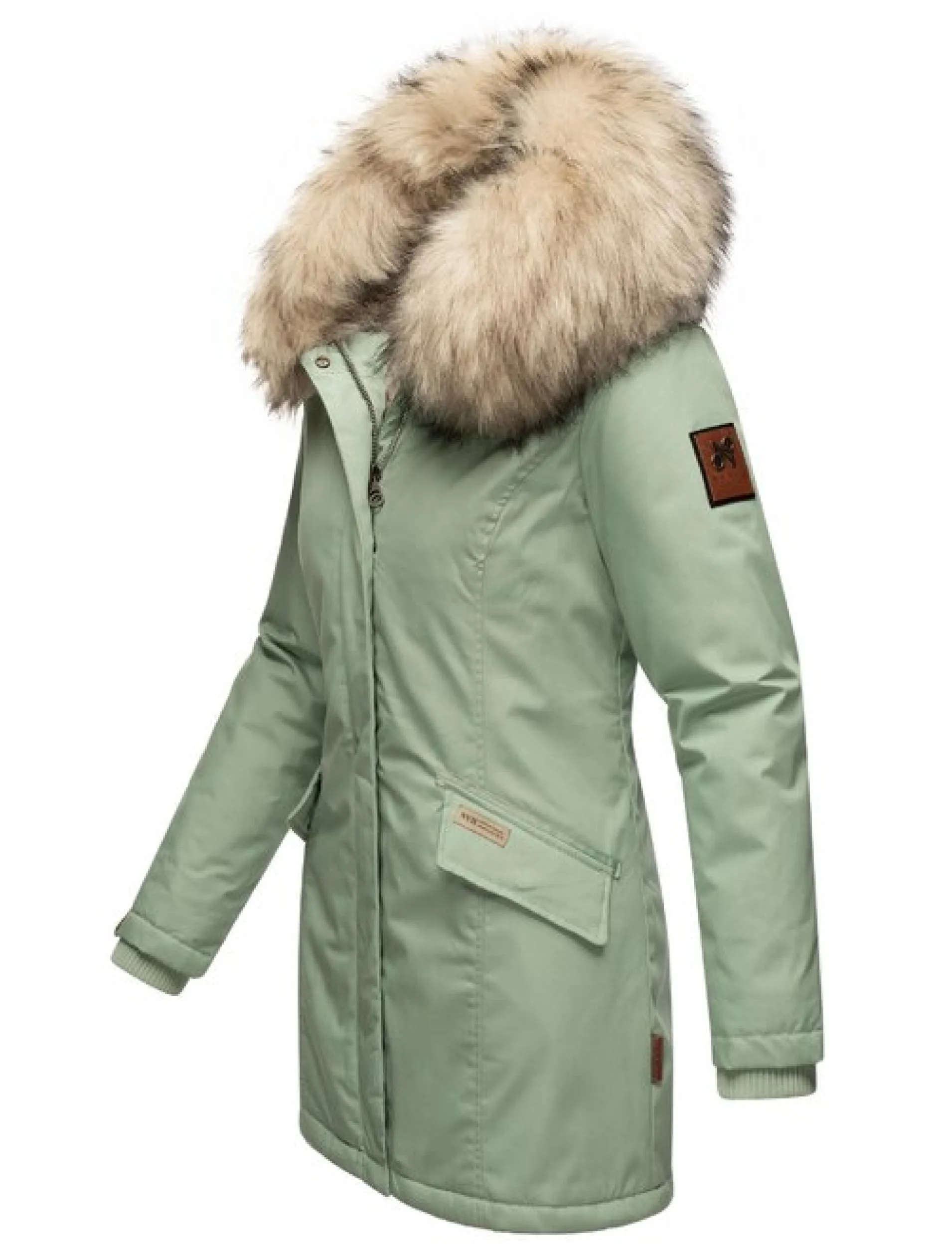 Navahoo Damen Wintermantel - Cristal in mint