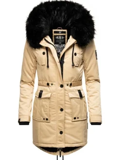 Navahoo Damen Wintermantel - Luluna Prc in beige