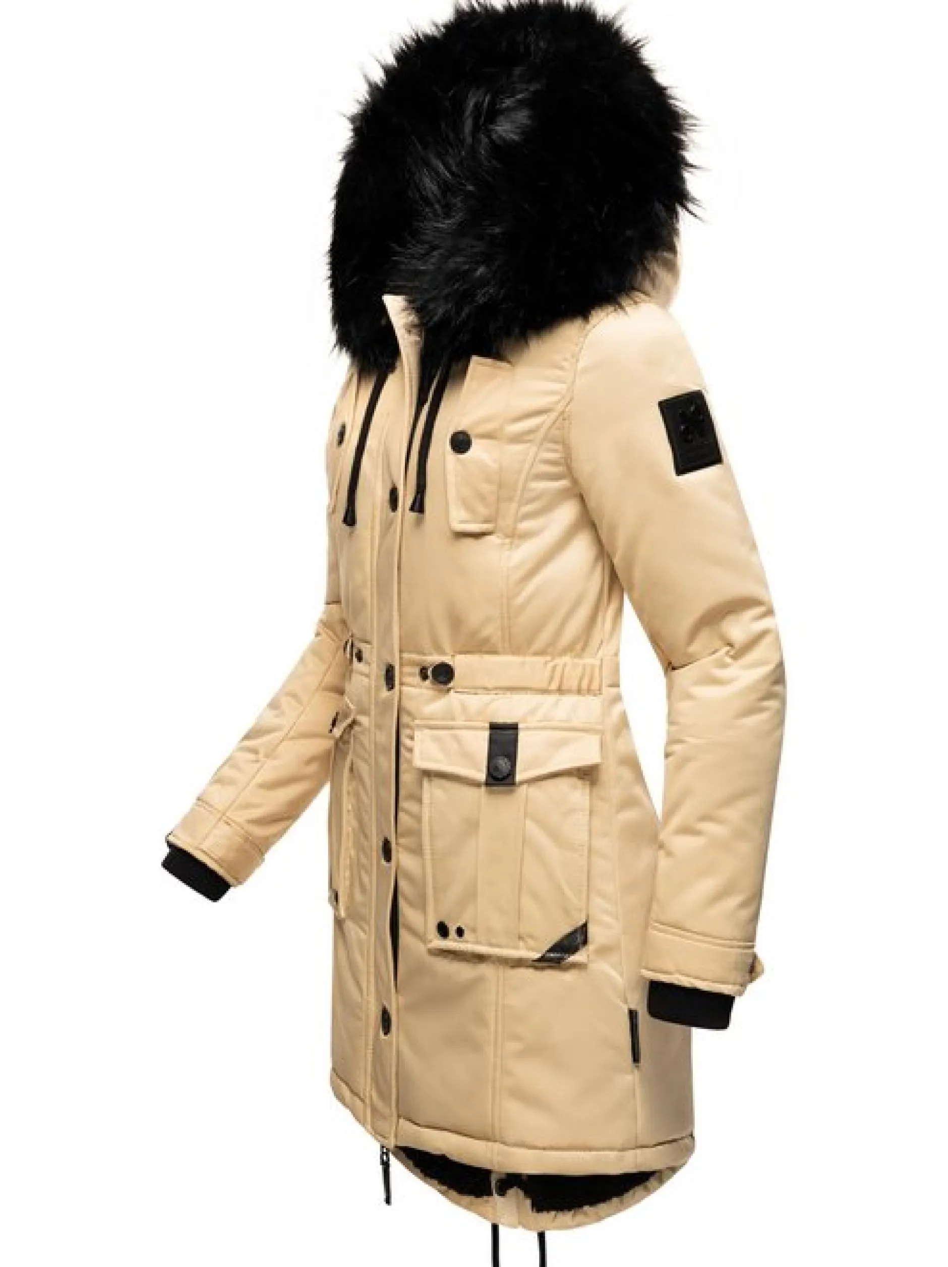 Navahoo Damen Wintermantel - Luluna Prc in beige