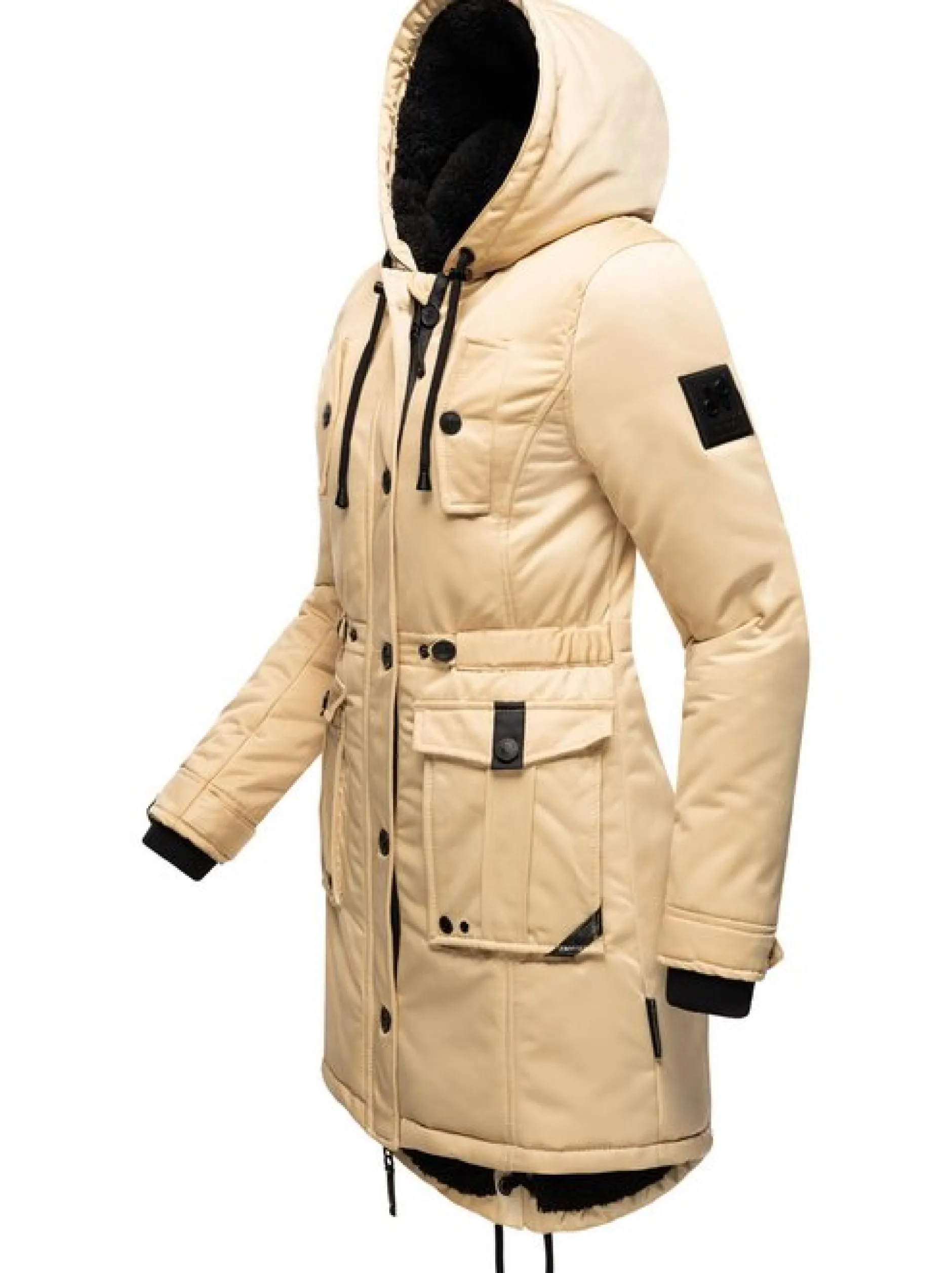 Navahoo Damen Wintermantel - Luluna Prc in beige