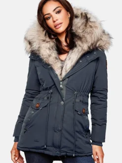 Navahoo Damen Wintermantel - Sweety in marine