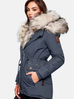 Navahoo Damen Wintermantel - Sweety in marine