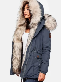 Navahoo Damen Wintermantel - Sweety in marine