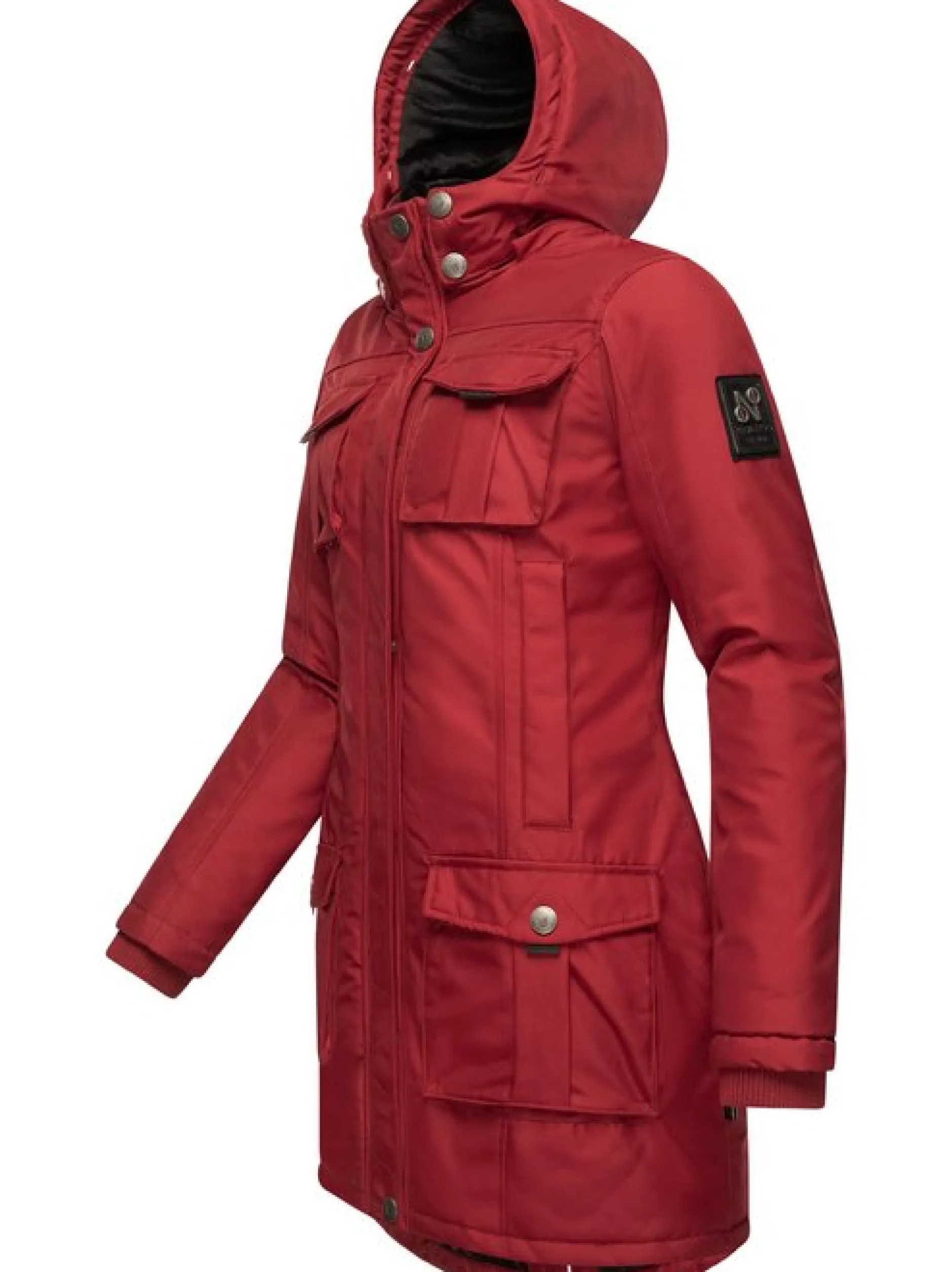 Navahoo Damen Wintermantel - Tiniis in rot