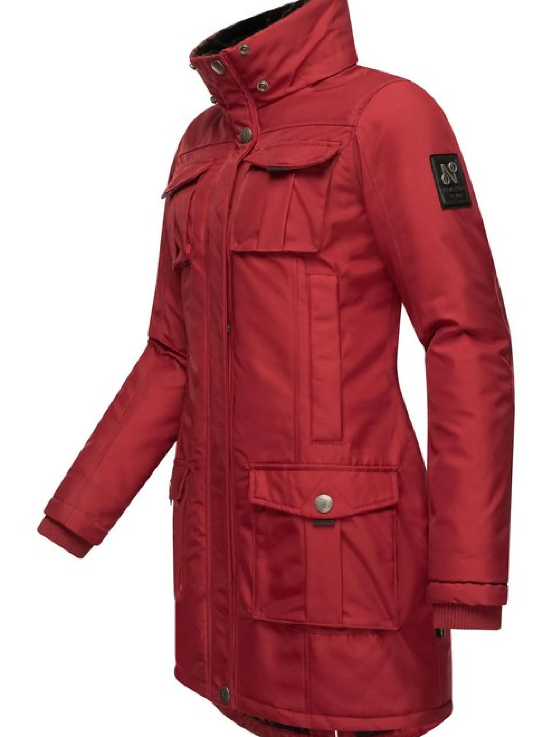 Navahoo Damen Wintermantel - Tiniis in rot