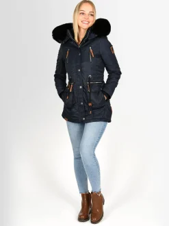 Navahoo Winterjacke - Mangala Pri in blau