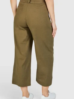 Navigazione Damen Hose in oliv - Länge: lang