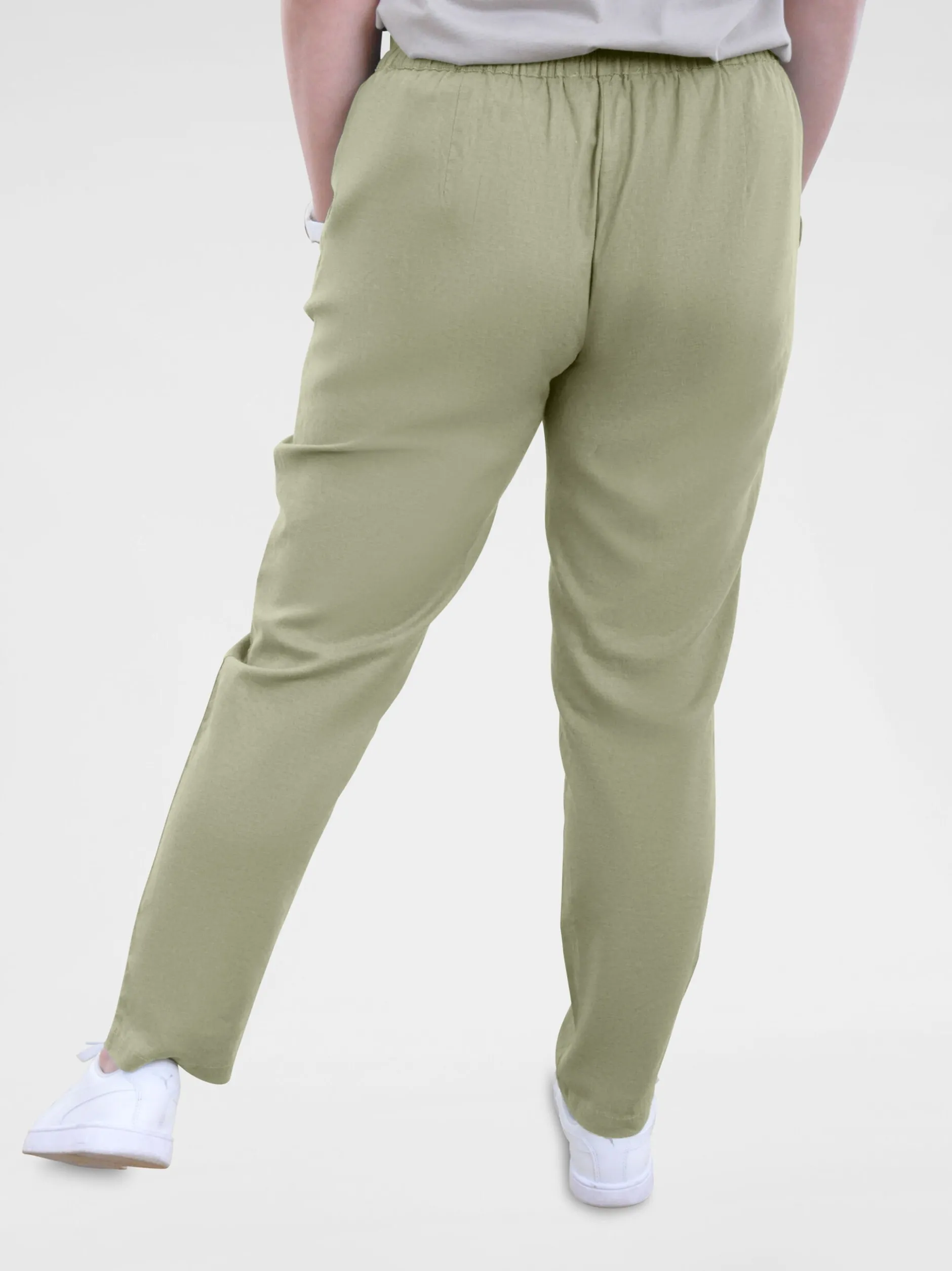 Navigazione Damen Hose in oliv - Länge: lang