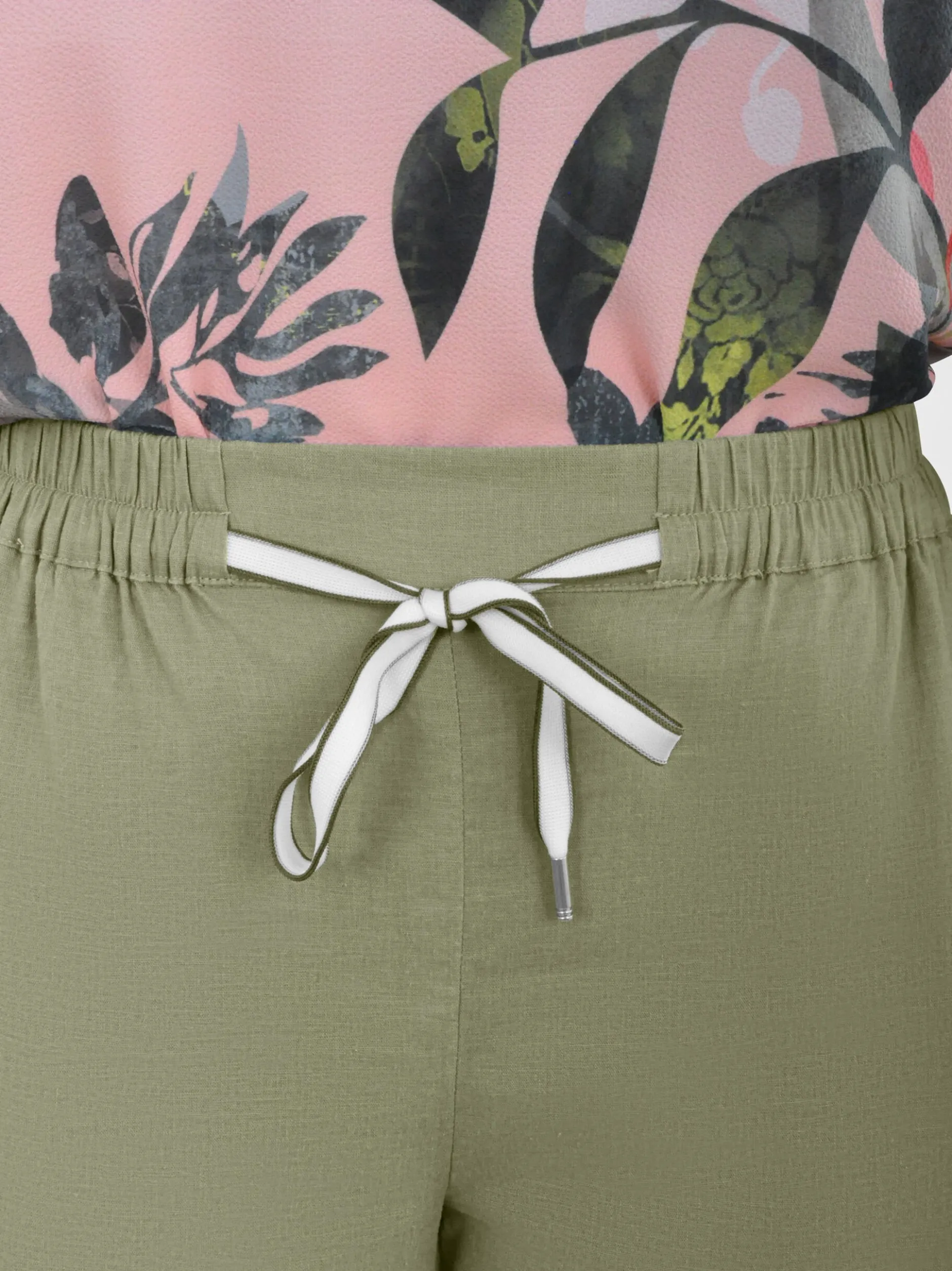 Navigazione Damen Hose in oliv - Länge: lang
