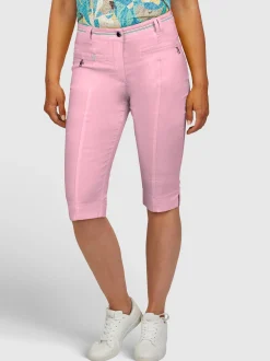 Navigazione Damen Hose in rosa - Länge: verkürzt