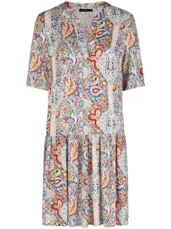 Navigazione Damen Kleid in mehrfarbig - Länge: knielang