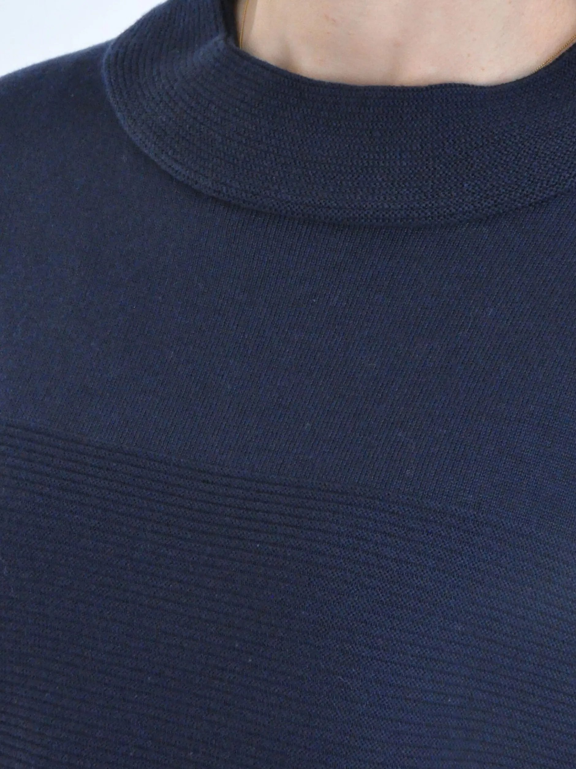 Navigazione Damen Pullover in blau - Ärmel: langarm