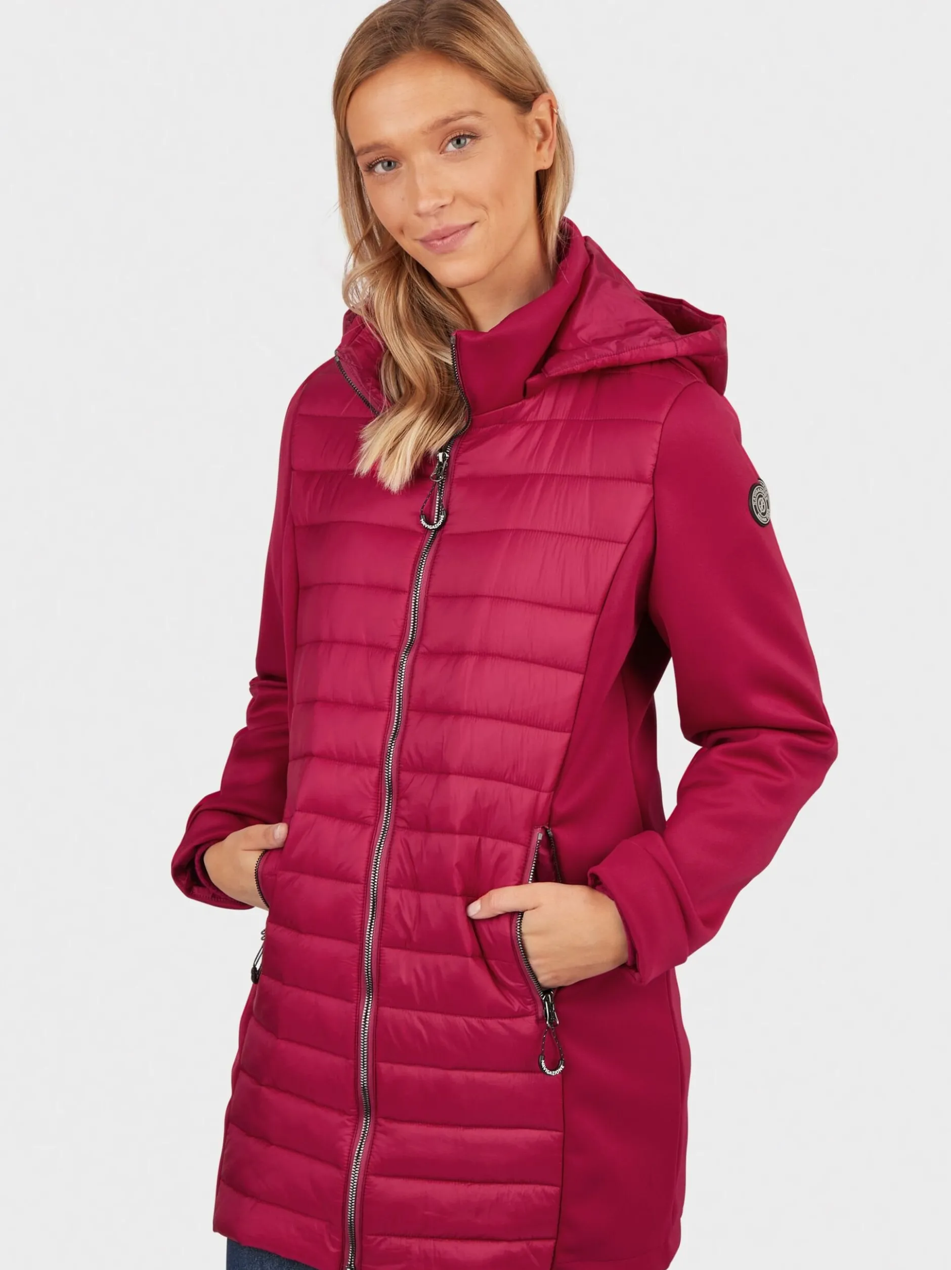 Navigazione Damen Statement-Jacke in pink