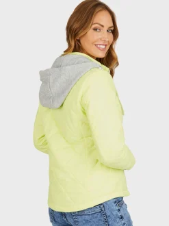 Navigazione Damen Steppjacke in gelb