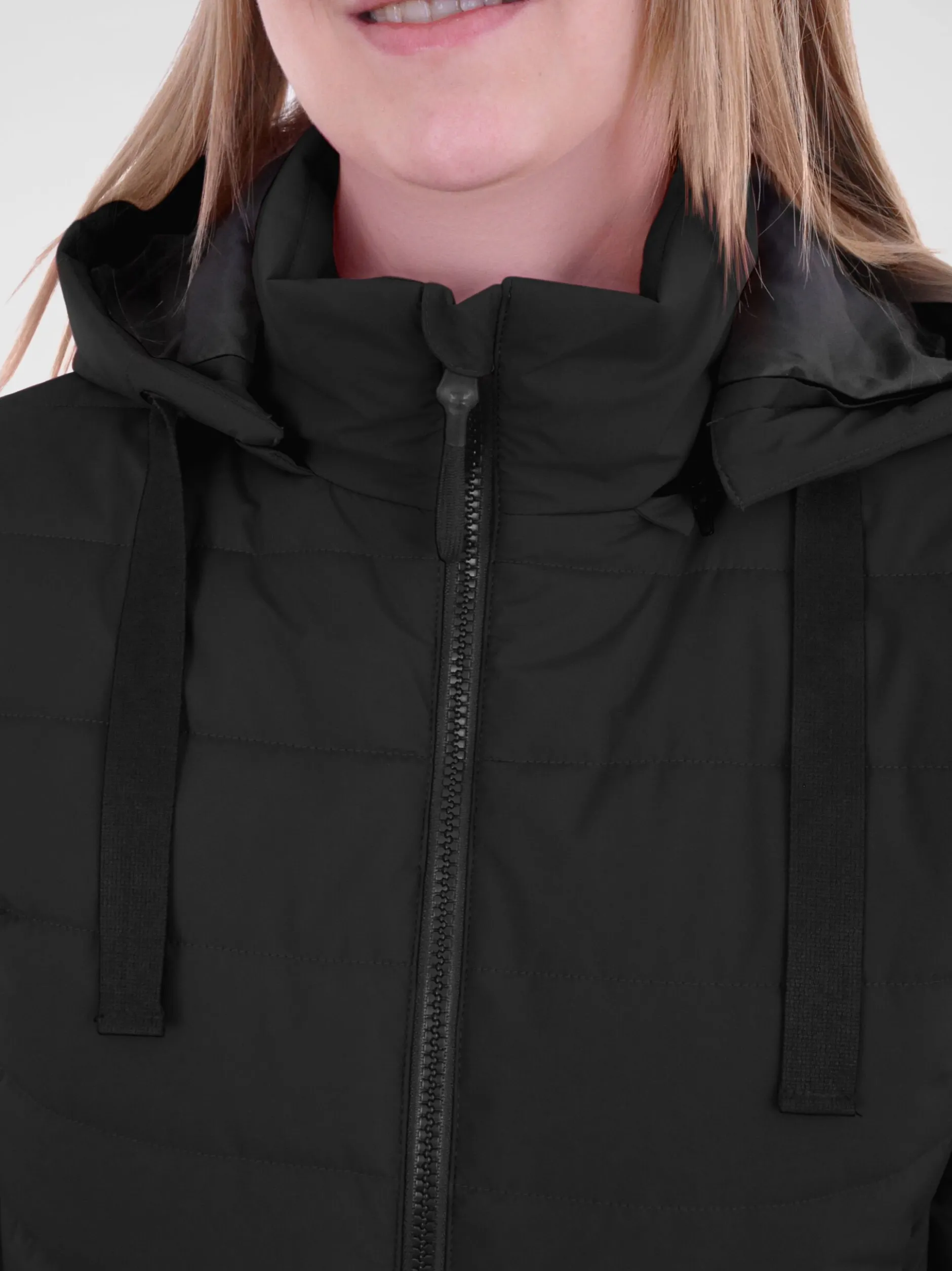 Navigazione Damen Steppjacke in schwarz
